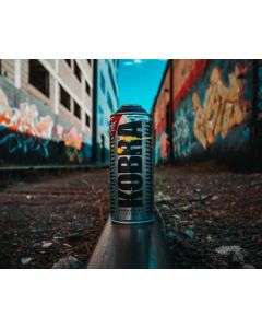 Kobra Paint Multipurpose Spray Paint Can, 300ml, Glossy Finish, Black